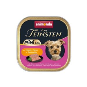 Animonda Vom Feinsten Tavuk ve Kaz Etli Küçük Irk Yetişkin Köpek Konservesi 100gr