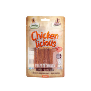 Dentalight Chicken Licious Kurutulmuş Tavuklu Fileto Köpek Ödül Maması 70gr