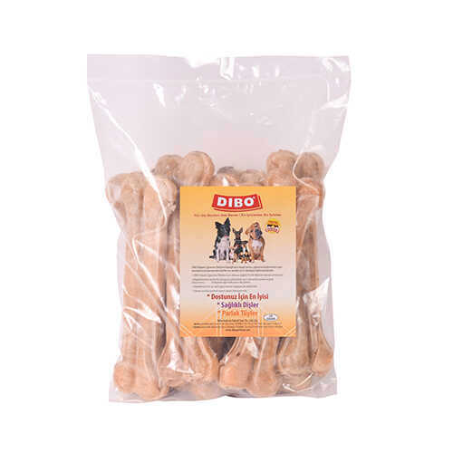 Dibo Natürel Press Kemik Köpek Ödülü 25'li 50-55 Gr 12 Cm