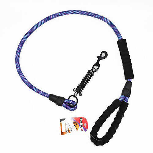 EuroDog Reflektörlü Köpek Gezdirme Tasması 14 Mm 120 Cm Mor