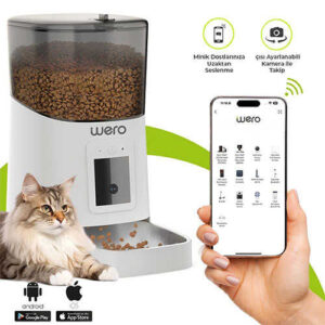Kedi Otomatik Mama ve Su Kabı