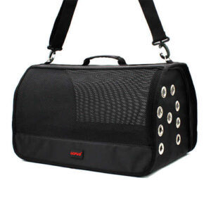 Lepus Kedi Köpek Çantası Mesh Bag Siyah 28x45x28 Cm