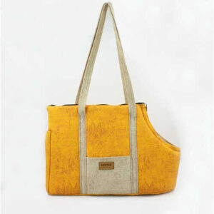 Lepus Sling Bag Kedi ve Köpek Taşıma Çantası Hardal 25x47x32 Cm