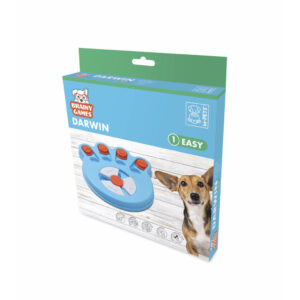 M-Pets Puzzle 1.Seviye Brainy Games Darwin Köpek Eğitim Oyuncağı 14x13,5x3cm