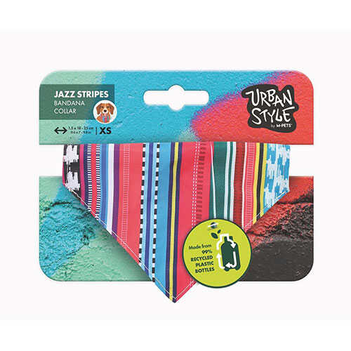 M-Pets Urban Style Jazz Bandana Köpek Boyun Tasması XS 15-25 Cm