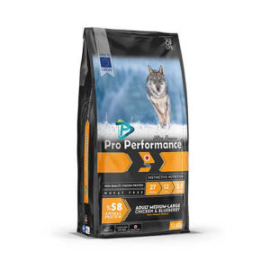 Pro Performance Tavuk Etli ve Yaban Mersinli Orta ve Büyük Irk Yetişkin Köpek Maması