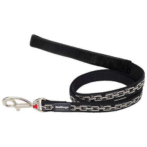 Reddingo Zincir Desenli Köpek Uzatma Tasması Medium 20 Mm 1,2 Mt