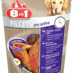 8 In 1 Fillets Pro Active Eklem Sağlığı İçin Köpek Ödül Maması 80 Gr