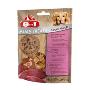 8 in 1 Freeze Dried Tahılsız Kurutulmuş Ördekli Köpek Ödül Maması