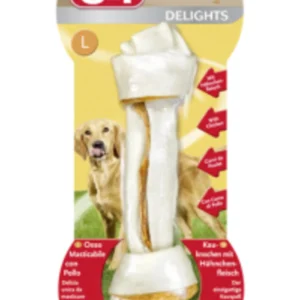 8in1 Delights Bones Düğümlü Tavuklu Ağız Bakım Kemik Köpek Ödülü Large 85 Gr