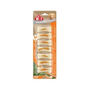 8in1 Delights Tavuklu Köpek Ödül Kemiği 40 Gr