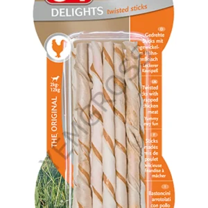 8in1 Delights Twisted Tavuklu Burgu Köpek Kemik Ödülü