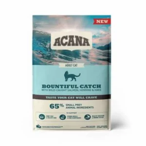 Acana Bountiful Catch Güçlü ve Sağlıklı Kemikler için Balıklı Tahılsız Yetişkin Kedi Maması 4,5kg