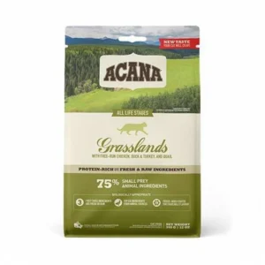 Acana Grasslands Tahılsız Tavuk Ördek ve Sebzeli Yetişkin Kedi Maması