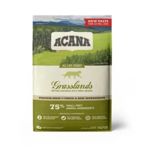 Acana Grasslands Tavuklu, Ördekli ve Hindili Tahılsız Kedi Maması 4,5kg