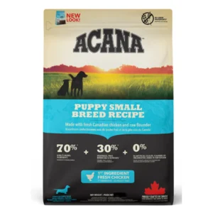 Acana Puppy Small Tahılsız Tavuklu ve Balıklı Küçük Irk Yavru Köpek Maması
