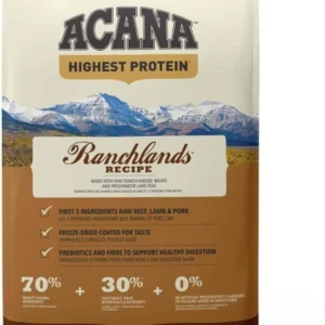 Acana Ranchlands Sığır Etli Tahılsız Yetişkin Köpek Maması 11,4kg