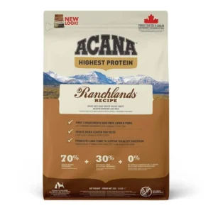 Acana Ranchlands Tahılsız Sığır ve Kuzu Etli Yetişkin Köpek Maması
