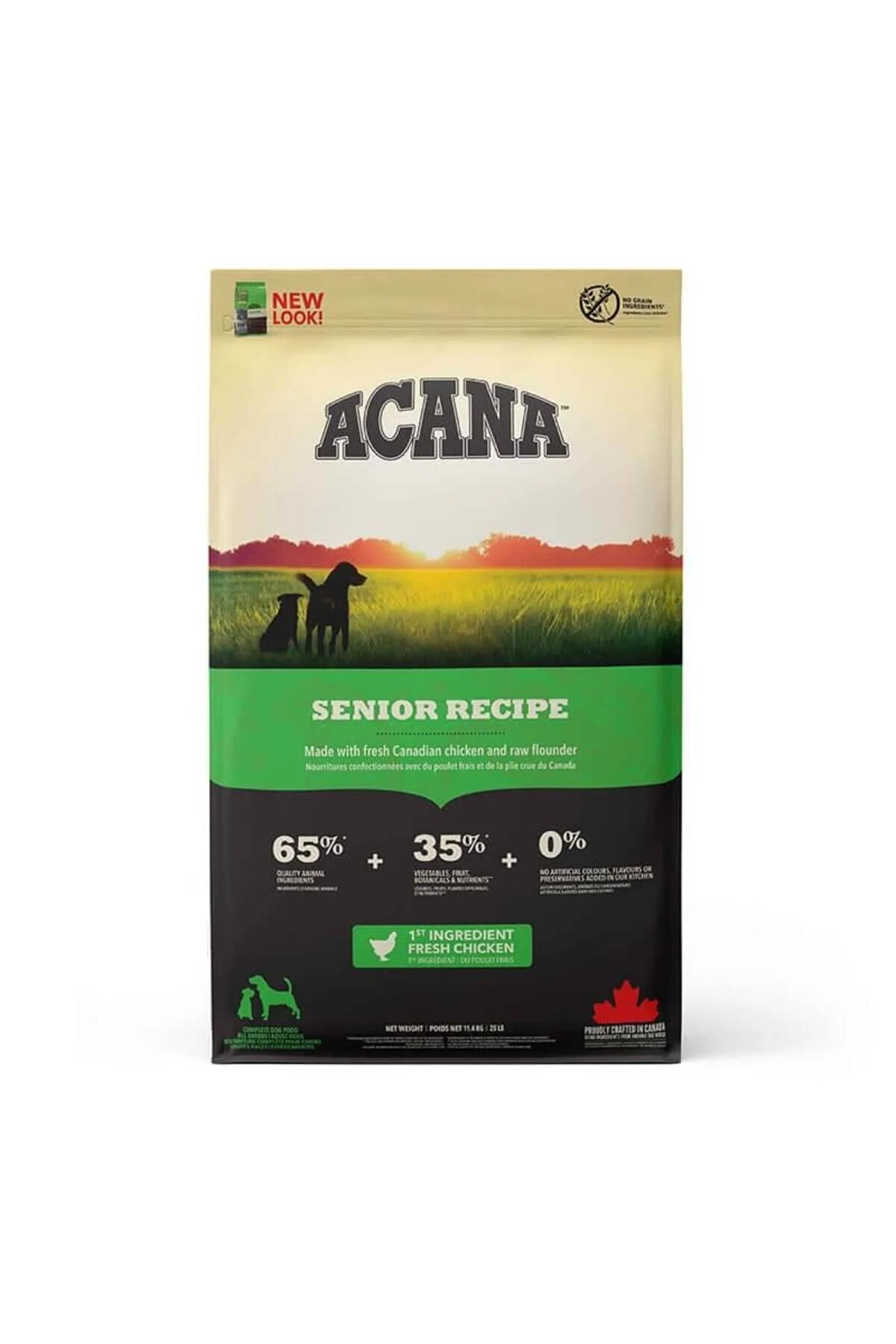 Acana Senior Tahılsız Tavuk ve Balıklı Yaşlı Köpek Maması