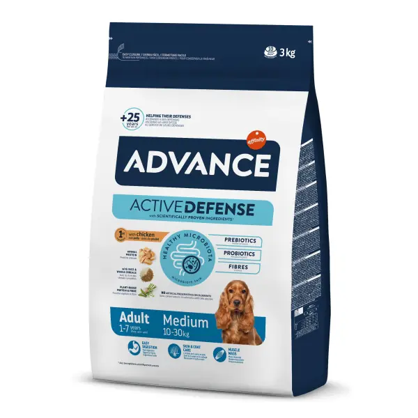 Advance Adult Medium Tavuklu Orta Irk Yetişkin Köpek Maması