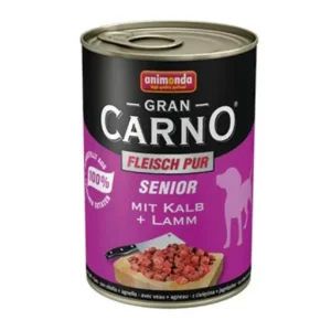 Animonda Gran Carno Senior Kuzu Etli Yaşlı Köpek Konservesi