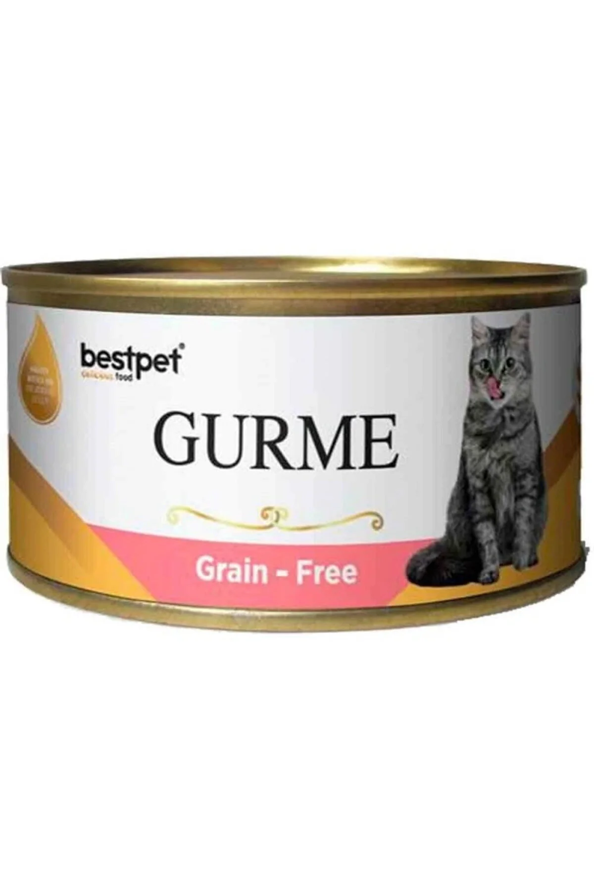BestPet Gurme Jelly Somonlu Tahılsız Kısırlaştırılmış Kedi Konservesi 85 Gr