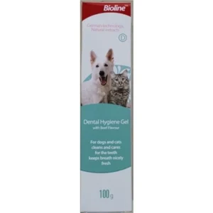 Bioline Kedi ve Köpek Biftek Aromalı Ağız Bakım Jeli 100gr