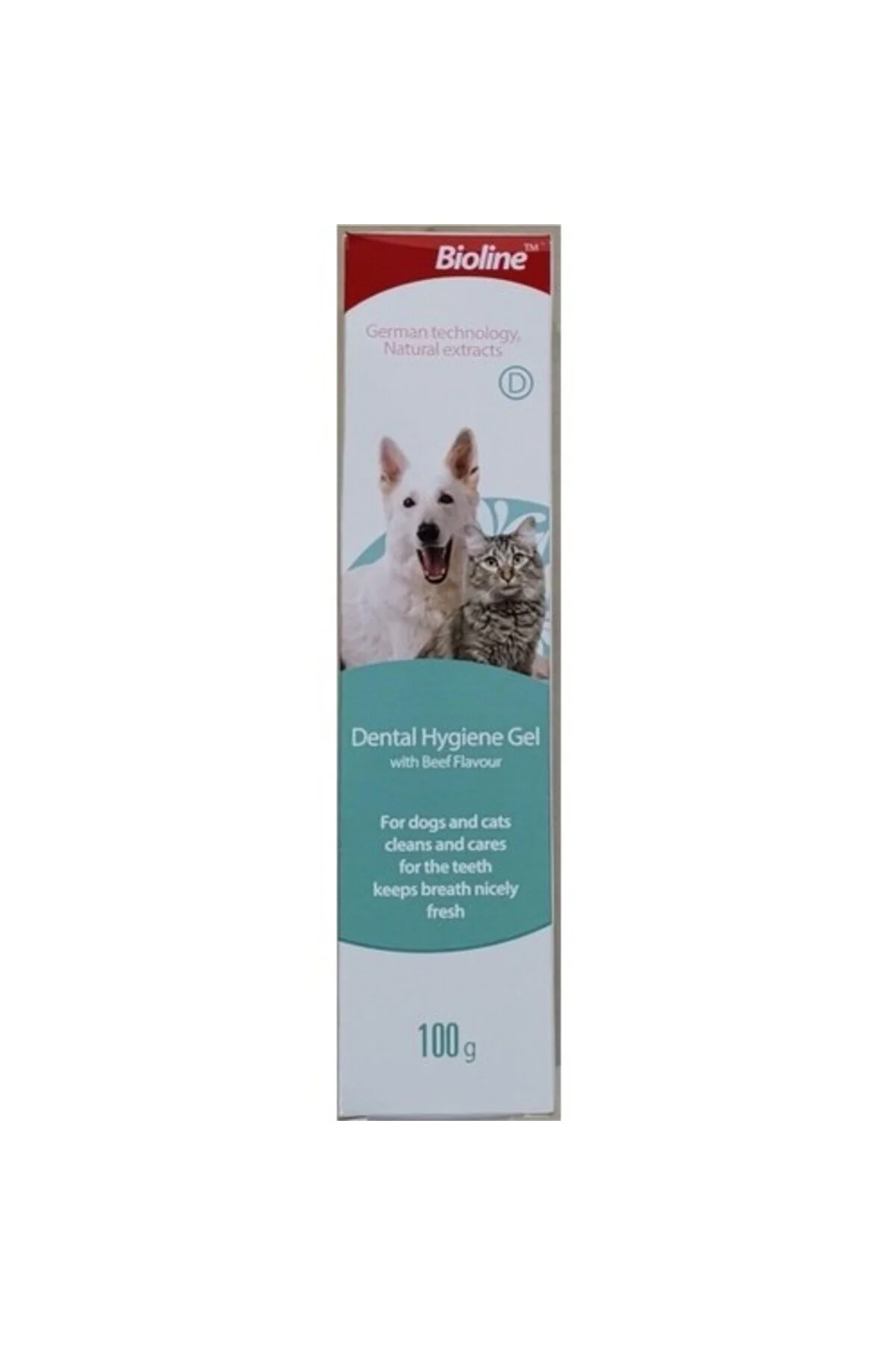Bioline Kedi ve Köpek Biftek Aromalı Ağız Bakım Jeli 100gr