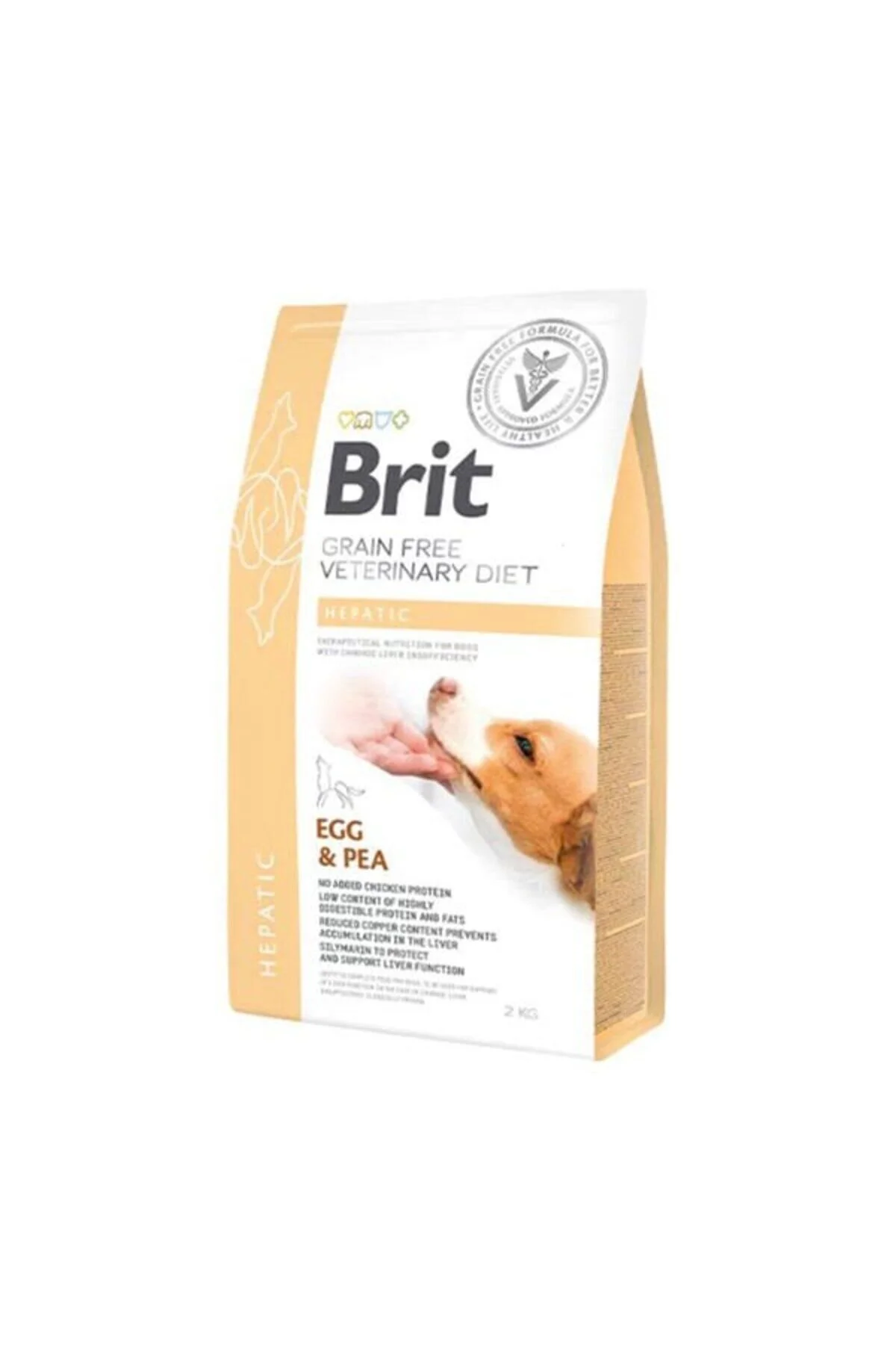 Brit Veterinary Diet Hepatic Yumurtalı Tahılsız Karaciğer Hastası Köpek Maması