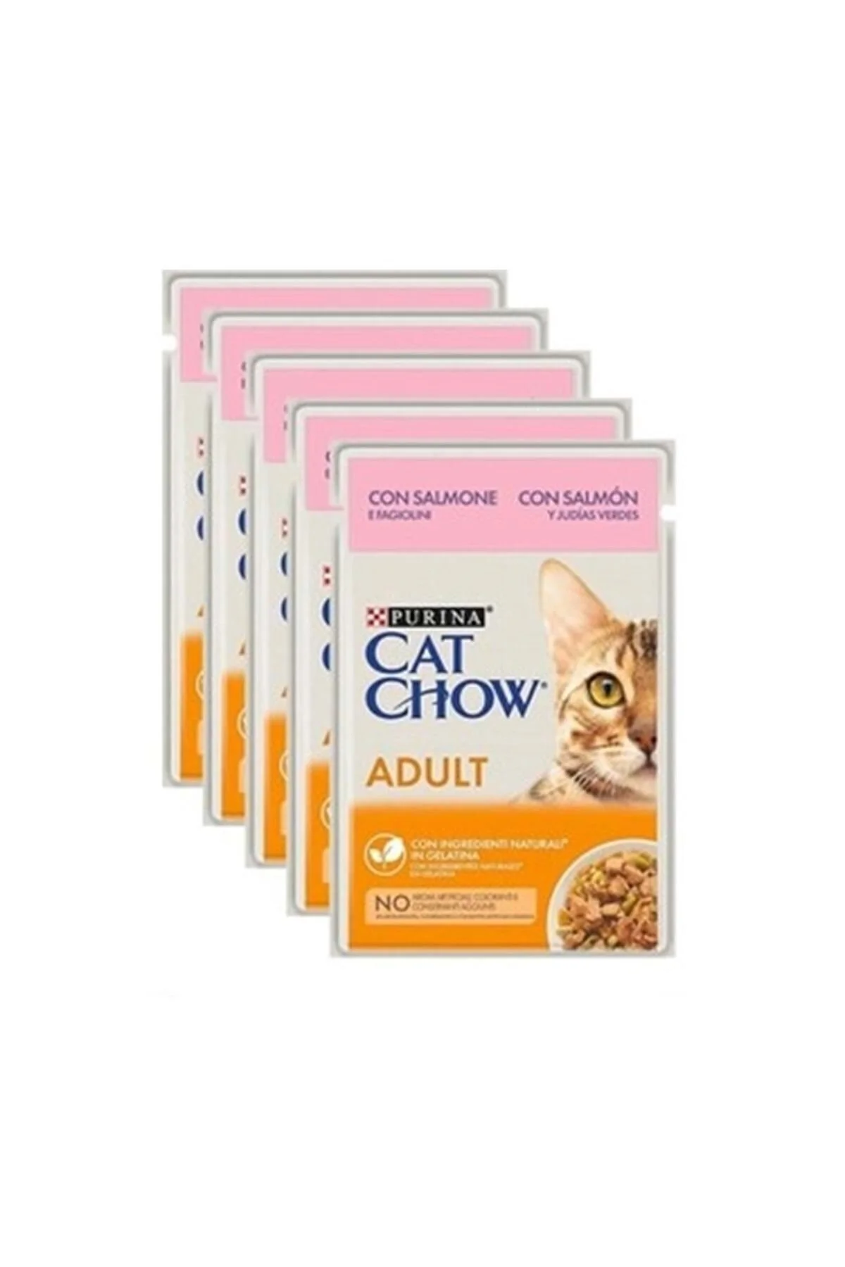 Cat Chow Pouch Somonlu Yetişkin Kedi Konservesi 85 Gr