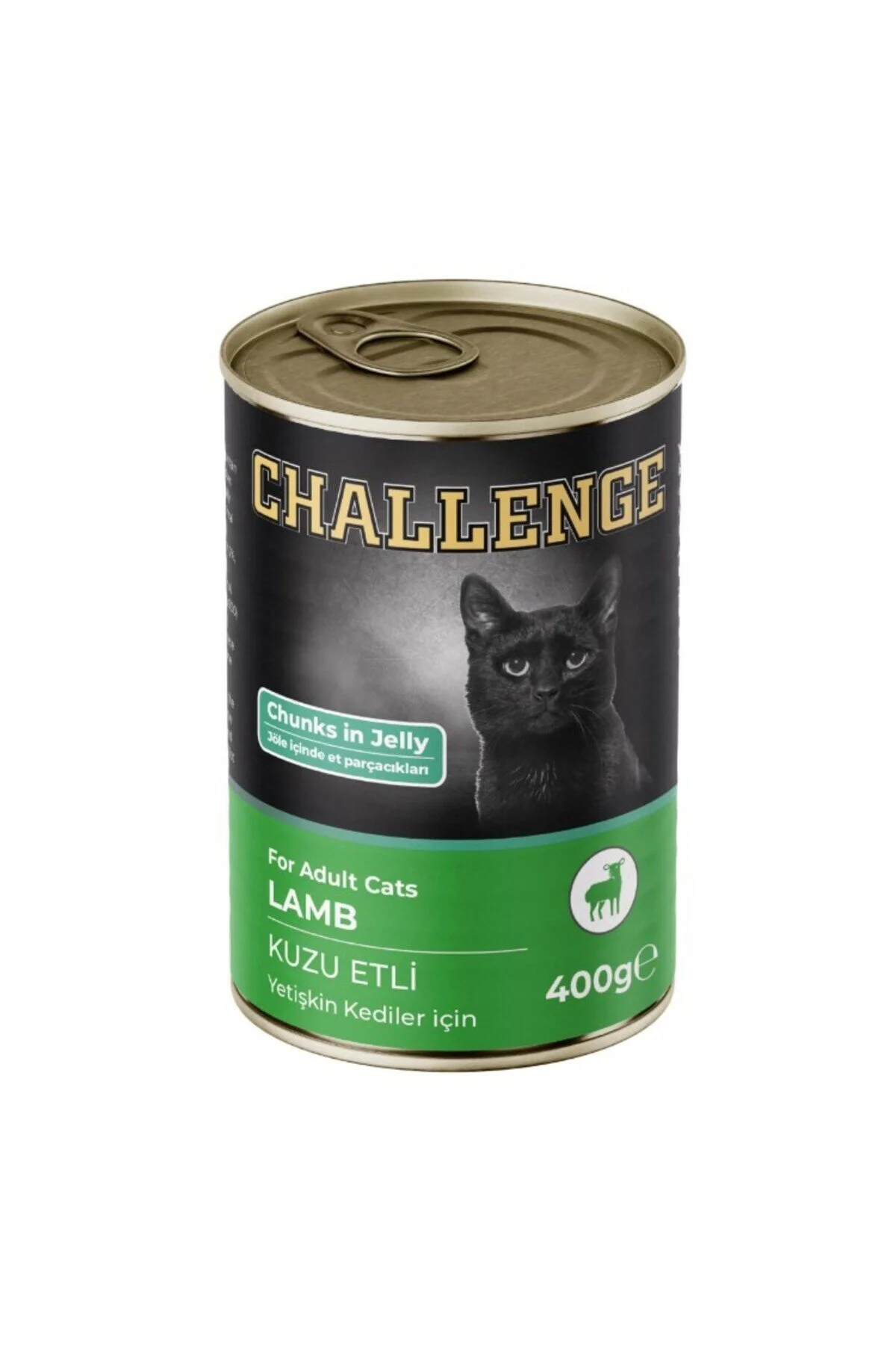 Challenge Jöle İçinde Kuzu Etli Yetişkin Kedi Konservesi 400gr