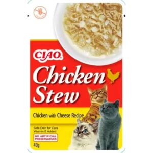 Ciao Chicken Churu Stew Tavuk Güveç ve Peynirli Kedi Ödül Maması