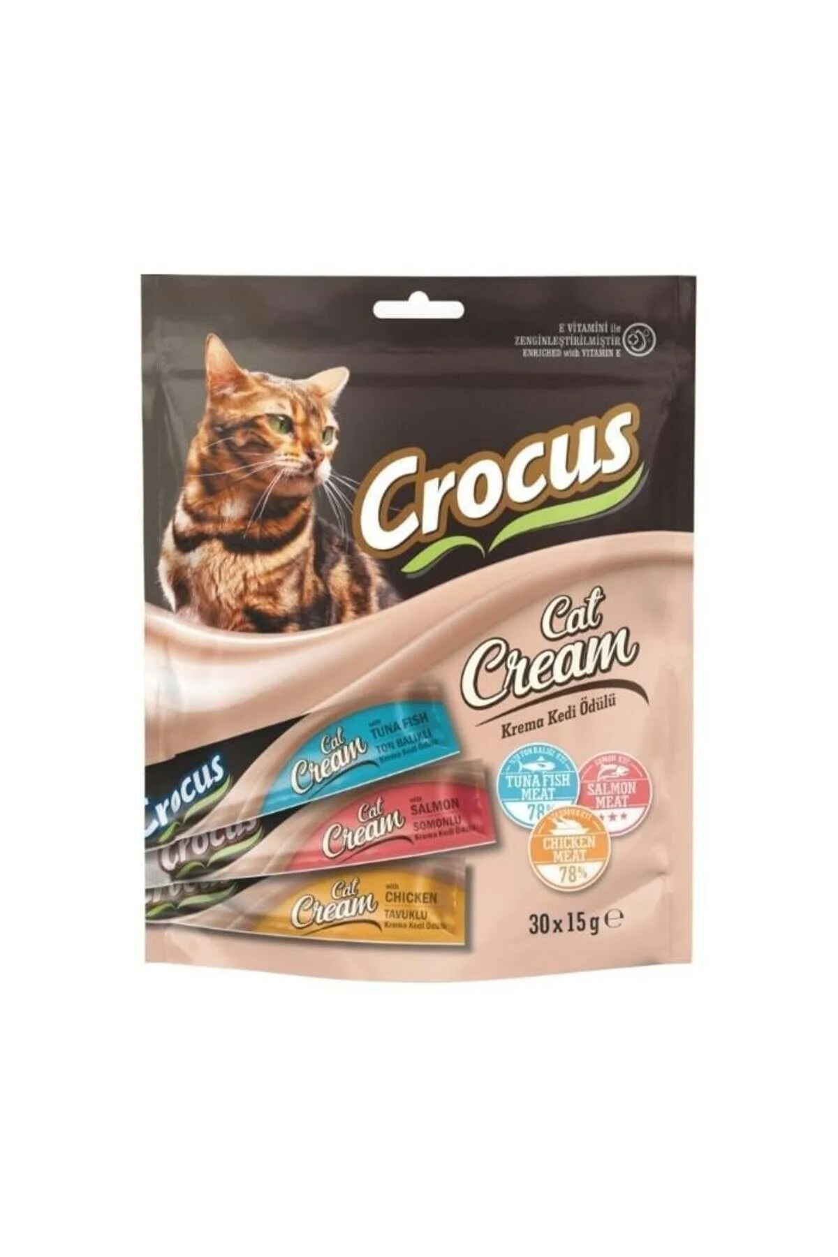 Crocus Karışık Lezzetler Sıvı Kedi Ödül Maması