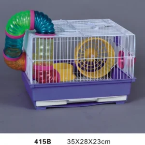 Dayang Borulu Hamster Kafesi Seti 35x28x23cm