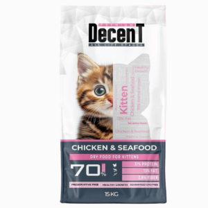 Decent Premium Tavuklu ve Balıklı Yavru Kedi Maması 15 Kg