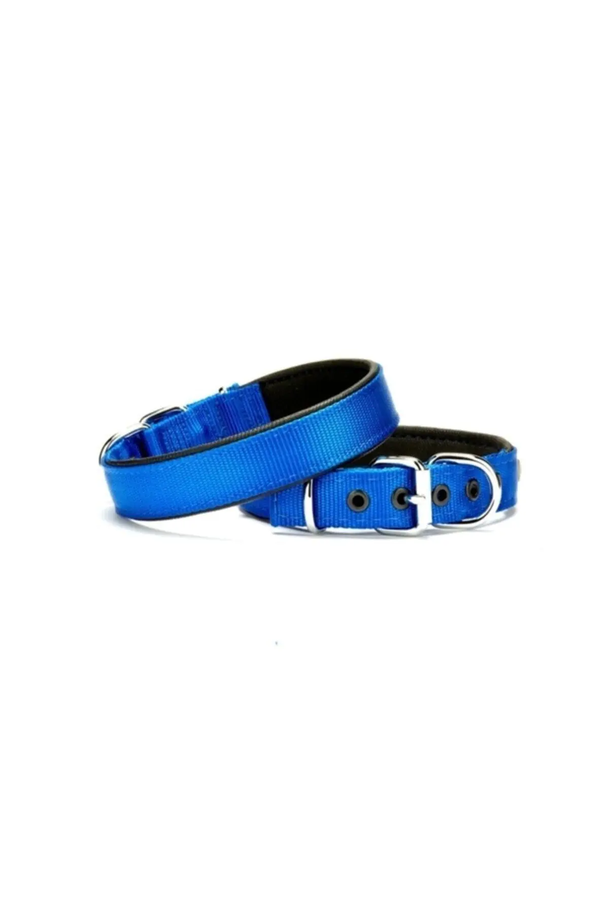 Doggie Konfor Dokuma Köpek Boyun Tasması Royalblue 2,5×37 45 Cm