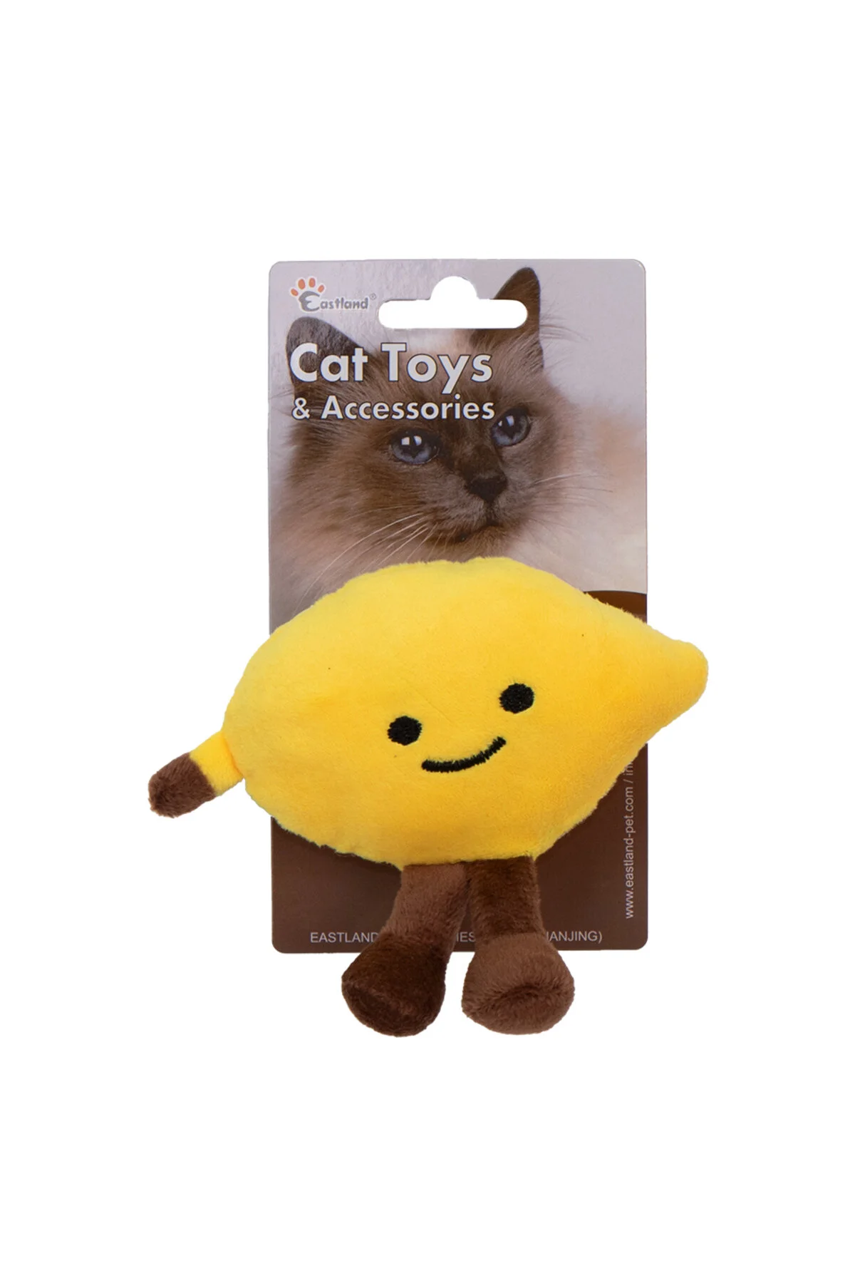 Eastland Catnipli Hışırtılı Peluş Limon Kedi Oyuncağı 12,5cm