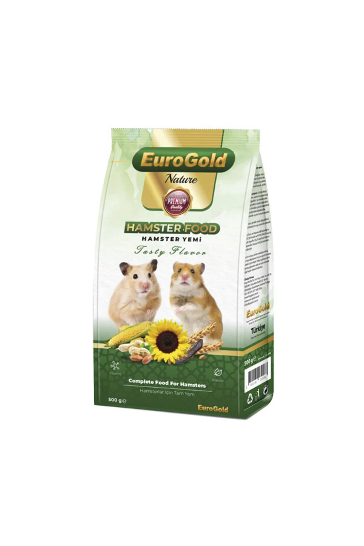 Euro Gold Hamster Kemirgen Yemi