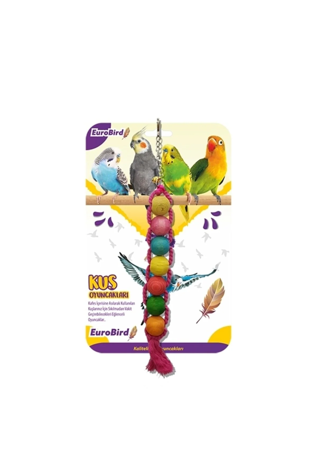 EuroBird Dizili Boncuk Kuş Oyuncağı