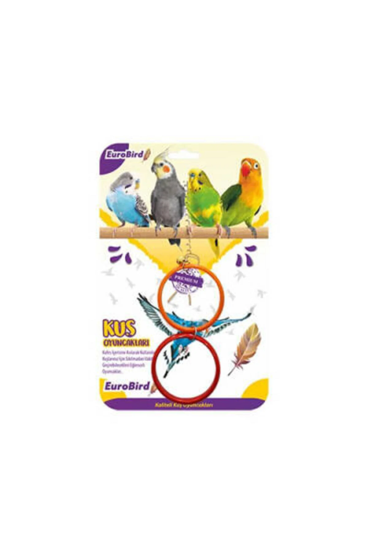 EuroBird İkili Halka Kuş Oyuncağı