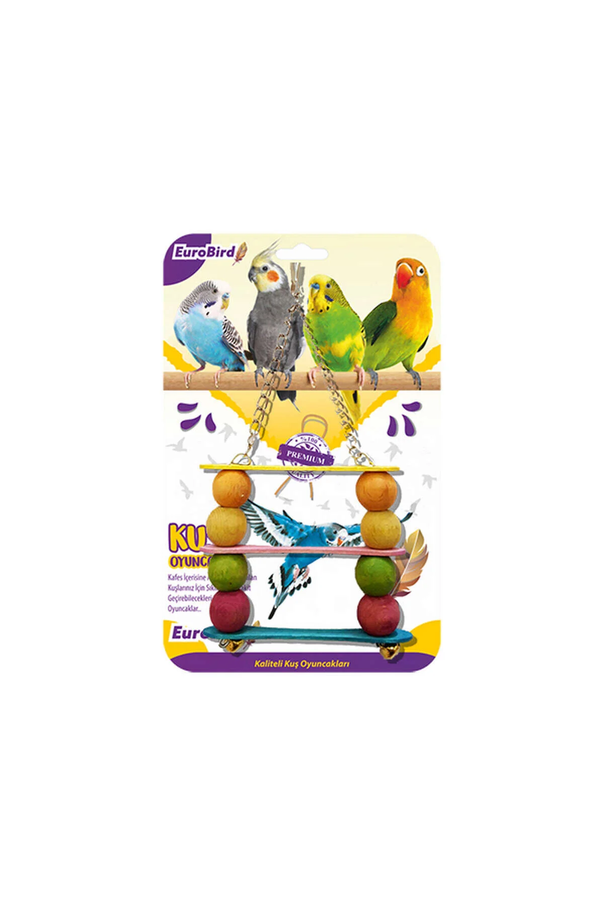 EuroBird Üçlü Salıncak Kuş Oyuncağı
