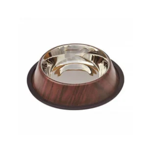 EuroDog ASR(W) 16 Oz Bambu Desenli Kedi ve Köpek Mama Su Kabı