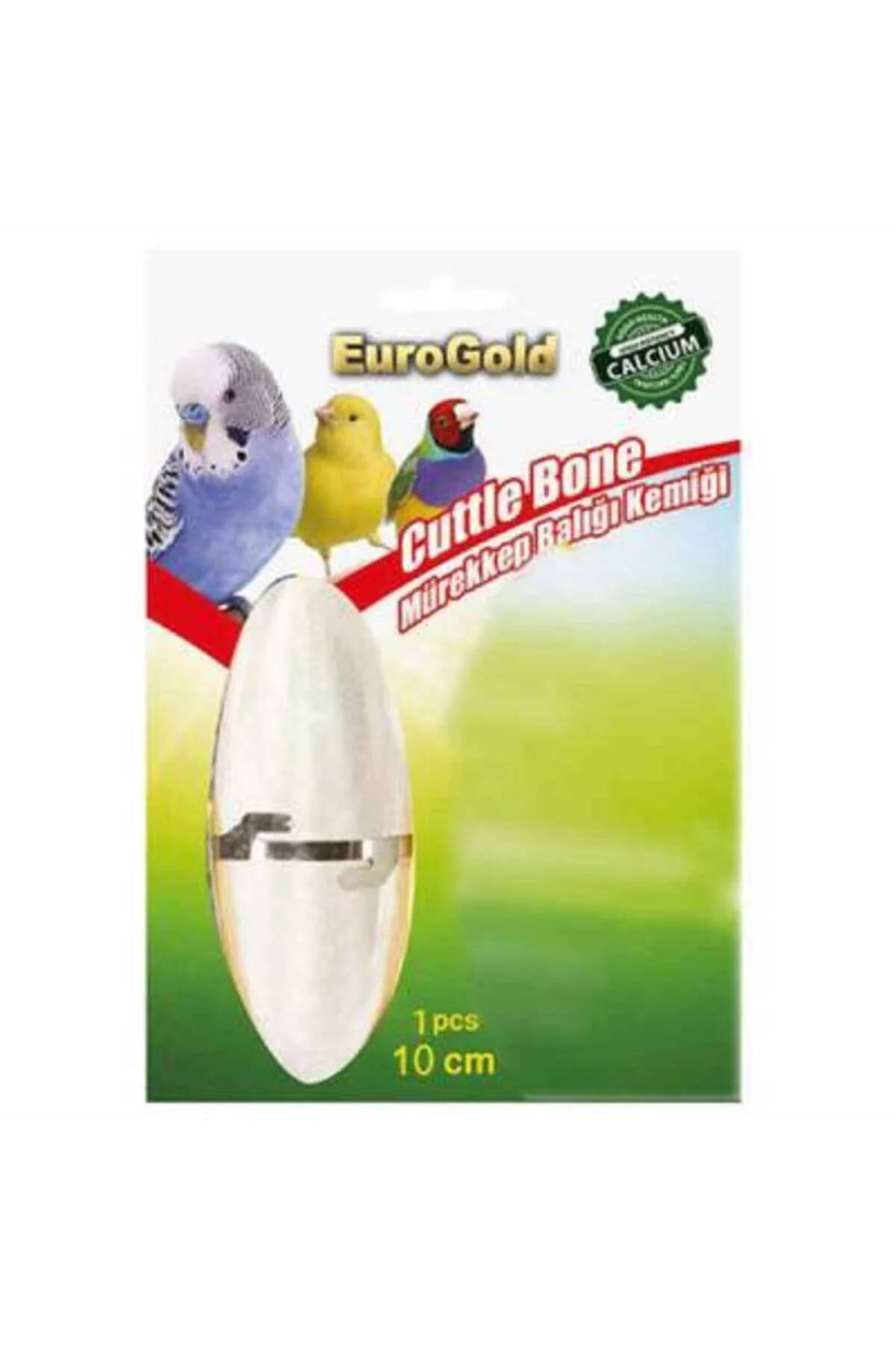 EuroGold Mürekkep Balığı Kemiği Kuş Gaga Taşı 10 Cm