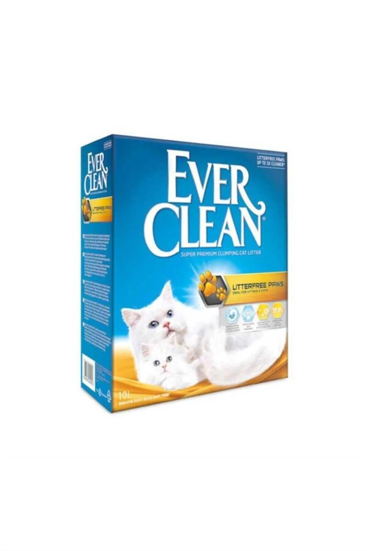 Ever Clean Litterfree Paws Patilere Yapışmayan Topaklanan Kedi Kumu 10 Lt