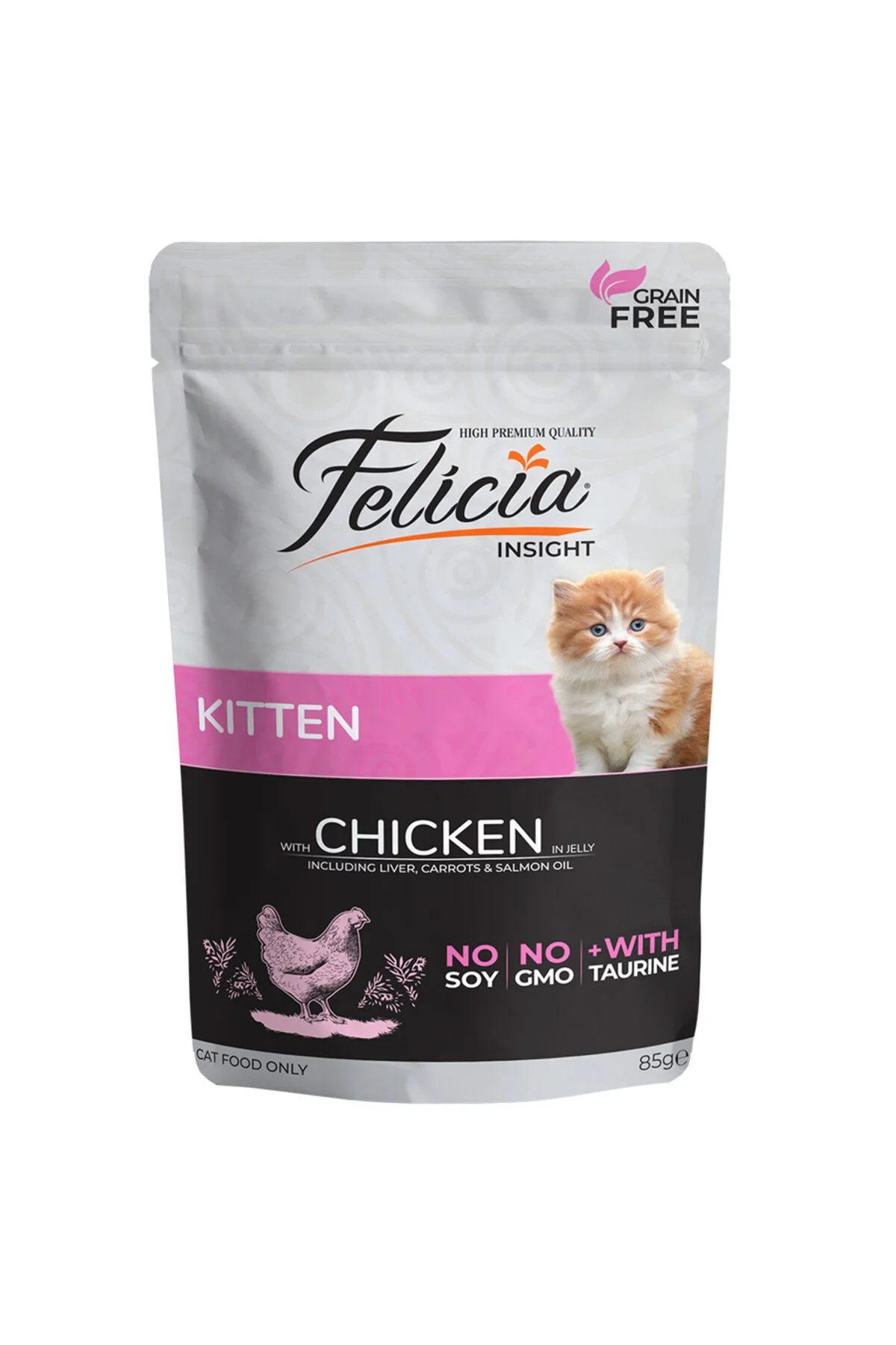 Felicia Tavuklu Pouch Yavru Konserve Kedi Maması