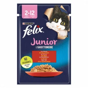Felix Pouch Junior Sığır Etli Yavru Kedi Konservesi 85 Gr
