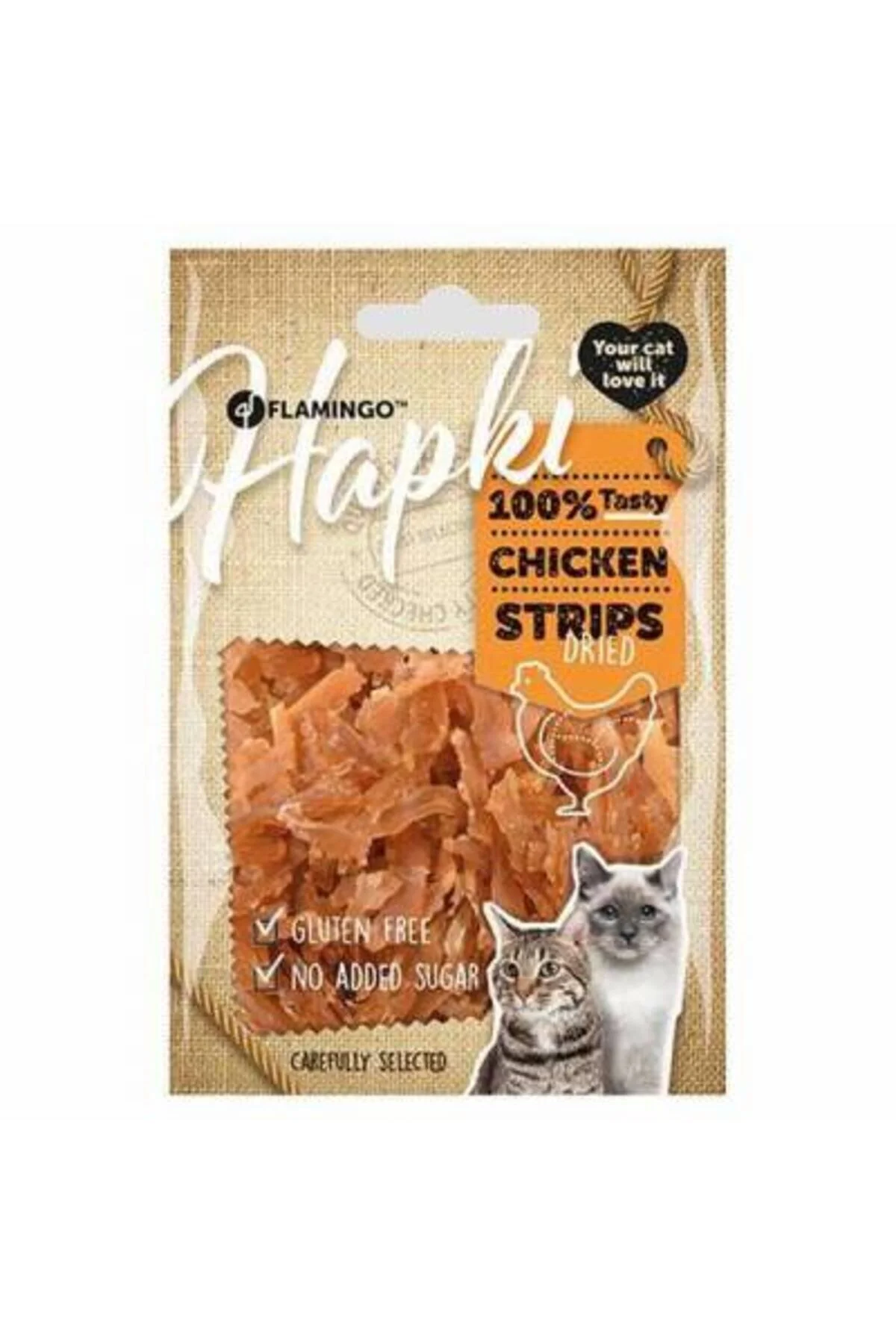 Flamingo Hapki Tavuklu Şerit Kedi Ödülü 50 Gr