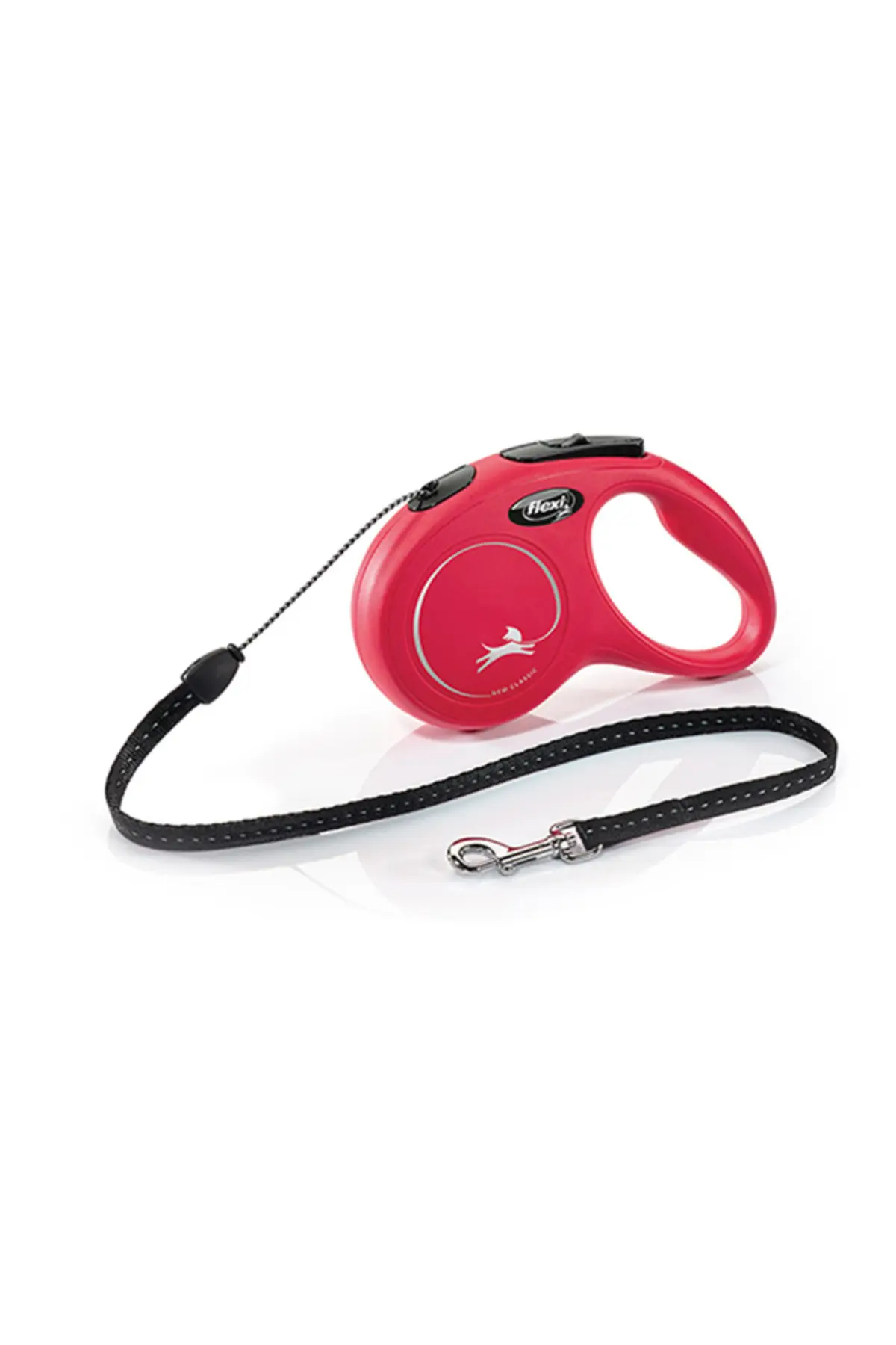 Flexi New Classic Otomatik İp Köpek Gezdirme Tasması Small 5 Mt Kırmızı