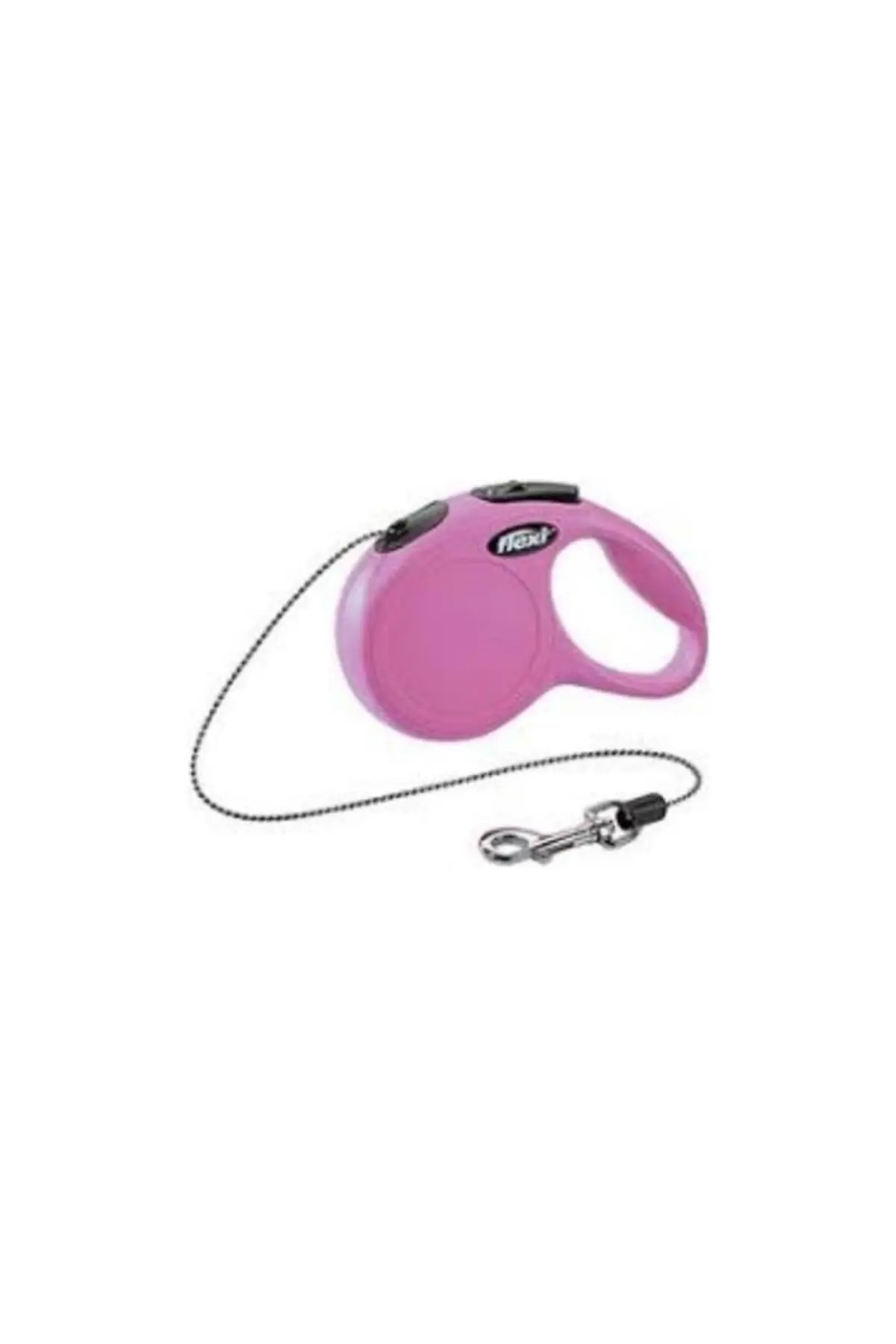 Flexi New Classic Otomatik İp Köpek Gezdirme Tasması XSmall 3 Mt Pembe
