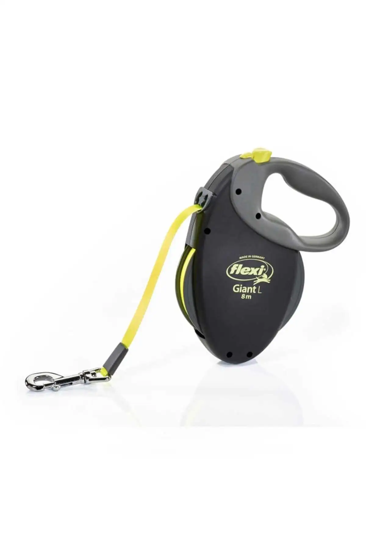 Flexi New Neon Otomatik Şerit Köpek Gezdirme Tasması Giant Large 8 Mt Siyah